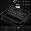 For Samsung Galaxy Z Fold4 Shockproof TPU + PC Phone Case(Black)