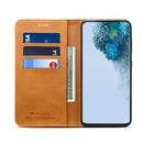 For Samsung Galaxy S20+ Calf Texture Horizontal Flip Leather Phone Case(Khaki)