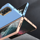 For Samsung Galaxy Z Fold4 GKK Ultra-thin Electroplating Lens Frame Phone Case(Grey)