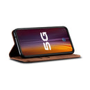 For Huawei Nova 10 4G Denim Texture Casual Style Horizontal Flip Leather Case(Brown)