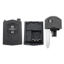 Car Key Shell Cover for Mazda, Style:2+1 Button with Letter