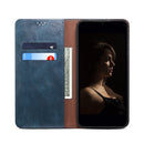 For Xiaomi Poco C40 Global Oil Wax Crazy Horse Texture Leather Phone Case(Blue)