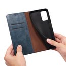 For Xiaomi Poco C40 Global Oil Wax Crazy Horse Texture Leather Phone Case(Blue)