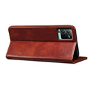 For Xiaomi Poco C40 Global Oil Wax Crazy Horse Texture Leather Phone Case(Brown)
