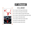 4 in 1 Car Steering Wheel M1 M2 Button Engine Start Stop OFF Buttons for BMW F20 M-sport 2015-2018(Red)