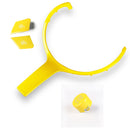 4 in 1 Car Steering Wheel M1 M2 Button Engine Start Stop OFF Buttons for BMW F20 M-sport 2015-2018(Yellow)