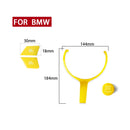 4 in 1 Car Steering Wheel M1 M2 Button Engine Start Stop OFF Buttons for BMW F20 M-sport 2015-2018(Yellow)
