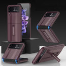 For Samsung Galaxy Z Flip4 GKK All-inclusive Shockproof Protective Phone Case(Brown)