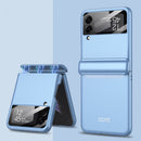 For Samsung Galaxy Z Flip4 GKK Magnetic Fold All-inclusive Protective Phone Case(Blue)