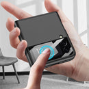 For Samsung Galaxy Z Flip4 GKK Magnetic Fold All-inclusive Protective Phone Case(Purple)