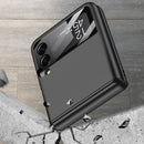 For Samsung Galaxy Z Flip4 GKK Magnetic Fold All-inclusive Protective Phone Case(Silver)