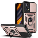 For Xiaomi Poco X4 GT Sliding Camera Design TPU + PC Phone Case(Rose Gold)
