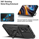 For Xiaomi Poco X4 GT Sliding Camera Design TPU + PC Phone Case(Rose Gold)