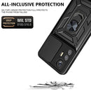 For Xiaomi 12 Lite Sliding Camera Design TPU + PC Phone Case(Black)