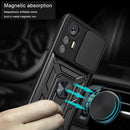 For Xiaomi 12 Lite Sliding Camera Design TPU + PC Phone Case(Black)
