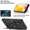 For Xiaomi 12 Lite Sliding Camera Design TPU + PC Phone Case(Dark Green)