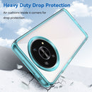 For Honor Magic4 Lite Colorful Series Acrylic + TPU Phone Case(Transparent Blue)