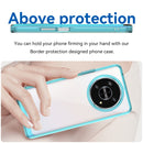 For Honor Magic4 Lite Colorful Series Acrylic + TPU Phone Case(Transparent Blue)