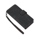 For Samsung Galaxy Z Fold4 Horizontal Flip Leather Phone Case with Pen Slot(Black)