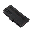 For Samsung Galaxy Z Fold4 Horizontal Flip Leather Phone Case with Pen Slot(Black)