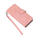 For Samsung Galaxy Z Fold4 Horizontal Flip Leather Phone Case with Pen Slot(Pink)