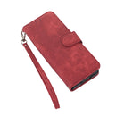 For Samsung Galaxy Z Fold4 Horizontal Flip Leather Phone Case with Pen Slot(Red)