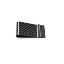 Car Carbon Fiber Card Holder Wallet Credit Card Clip(Polished)