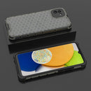 For Samsung Galaxy A03 EU Version Honeycomb PC + TPU Phone Case(Black)
