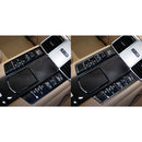 Car Carbon Fiber Rear Row Button Frame Decorative Sticker for Porsche Panamera 2010-2016, Left and Right Drive