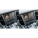 Car Carbon Fiber Navigation Screen Decorative Sticker for Porsche Panamera 2010-2016, Left and Right Drive