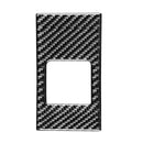 Car Carbon Fiber Rear Seat Adjustment Panel Decorative Sticker for Porsche Panamera 2010-2016, Left and Right Drive(B)