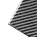 Car Carbon Fiber Rear Seat Adjustment Panel Decorative Sticker for Porsche Panamera 2010-2016, Left and Right Drive(C)
