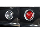 Car Carbon Fiber Engine Start Stop Ignition Button for Chevrolet Corvette C8 2020-2021(Red)