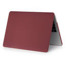 Laptop Matte Style Protective Case For MacBook Air 13.6 inch A2681 2022(Wine Red)