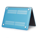 Laptop Matte Style Protective Case For MacBook Air 13.6 inch A2681 2022(Water Blue)