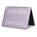 Laptop Matte Style Protective Case For MacBook Air 13.6 inch A2681 2022(Purple)