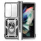 For Samsung Galaxy Z Fold4 Sliding Camshield Holder Phone Case(Silver)