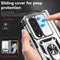 For Samsung Galaxy Z Fold4 Sliding Camshield Holder Phone Case(Silver)