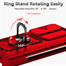 For Samsung Galaxy Z Fold4 Sliding Camshield Holder Phone Case(Red)