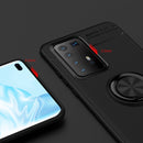 For Huawei P40 Pro Lenuo Shockproof TPU Protective Case with Invisible Holder(Black)