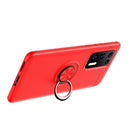 For Huawei P40 Lenuo Shockproof TPU Protective Case with Invisible Holder(Red)