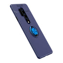 For OnePlus 8 Pro Lenuo Shockproof TPU Protective Case with Invisible Holder(Blue)