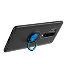 For OnePlus 8 Pro Lenuo Shockproof TPU Protective Case with Invisible Holder(Black + Blue)