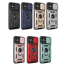 For Honor X8 Sliding Camera Design TPU + PC Phone Case(Green)