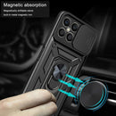 For Honor X8 Sliding Camera Design TPU + PC Phone Case(Rose Gold)
