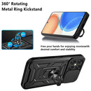 For Honor X8 Sliding Camera Design TPU + PC Phone Case(Green)