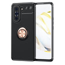 For Huawei Nova 10/Nova 10 Pro Metal Ring Holder TPU Phone Case(Black+Gold)