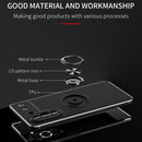 For Huawei Nova 10/Nova 10 Pro Metal Ring Holder TPU Phone Case(Black+Gold)