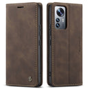 For Xiaomi 12 Lite CaseMe 013 Multifunctional Horizontal Flip Leather Phone Case(Coffee)