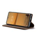 For Xiaomi 12 Lite CaseMe 013 Multifunctional Horizontal Flip Leather Phone Case(Coffee)